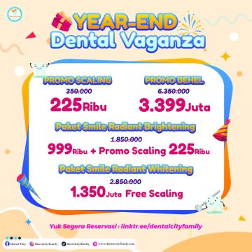Promo bleaching gigi , promo behel gigi, promo scaling, promo pembersihan karang gigi di Jakarta, Depok dan Bekasi
